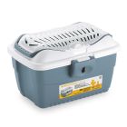 Stefanplast Κλουβί Μεταφοράς Mini Gulliver Λευκό/Μπλε 40x30x24cm