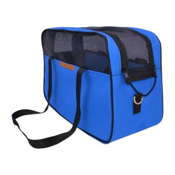 Woofmoda Τσάντα Μεταφοράς Σκύλου - Γάτας Μπλε 18x43x30cm