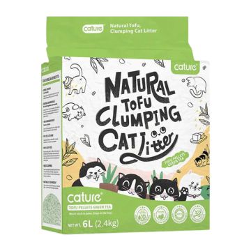 Cature Pure Tofu Clumping Cat Litter Green Tea Scent 6L