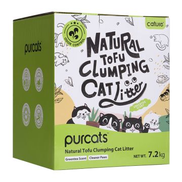Cature Pure Tofu Clumping Cat Litter Green Tea Scent 18L