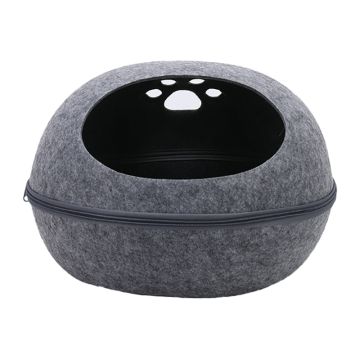 Pet Φωλιά Σκύλου-Γάτας Γκρι 50x38x22cm