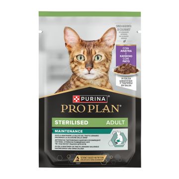 Purina Pro Plan Cat Sterilised Πάπια σε Σάλτσα 85gr