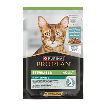 Purina Pro Plan Cat Sterilised Ψάρια Ωκεανού σε Ζελέ 85gr