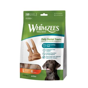 Whimzees Antlers L 6τμχ