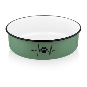 Pet Bowl Μπολ Ανοξείδωτο με Αντιολισθητική Βάση 500ml