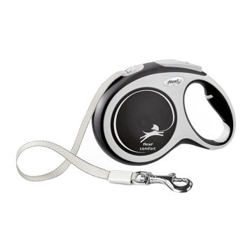 Flexi New Comfort Tape Μαύρο Μ 5M