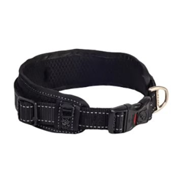 Rogz Περιλαίμιο Σκύλου Utility Padded Μαύρο XL 37-54cm