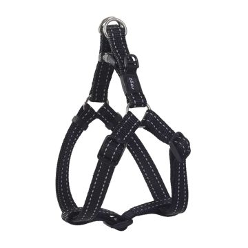 Rogz Σαμαράκι Σκύλου Utility Step-In Μαύρο S 27-38cm