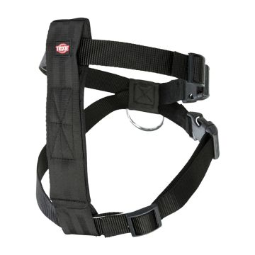 Trixie Ζώνη Ασφαλείας με Σαμαράκι Μαύρο M 50-70cm