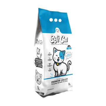 Soft Cat Άμμος Υγιεινής με Ενεργό Άνθρακα 5L