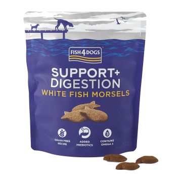 Fish4Dogs Adult White Fish Morcels Digestion Care 225gr