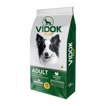 Vidok Plus+ με Κοτόπουλο 15kg