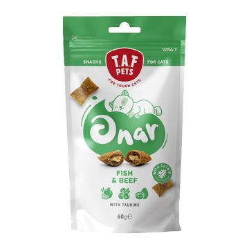Taf Pets Onar Fish & Beef 60gr Λιχουδιές Γάτας με Ψάρι & Βοδινό