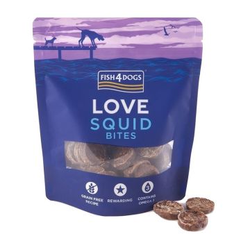 Fish4Dogs Love Squid Bites 80gr