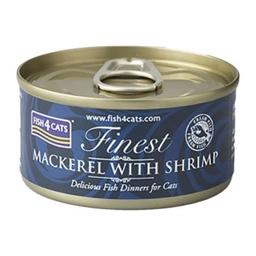 Fish4Cats Macherel & Shrimp 70gr