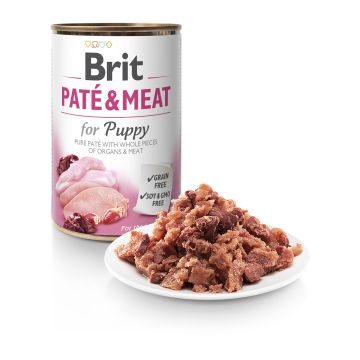 Brit Dog Can Pate & Meat Puppy 400gr