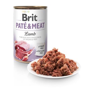 Brit Dog Can Pate & Meat Lamb 800gr