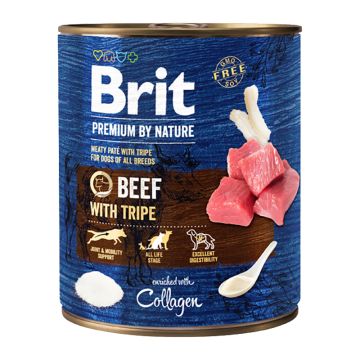 Brit Premium By Nature Dog Cans Beef With Tripes 800gr