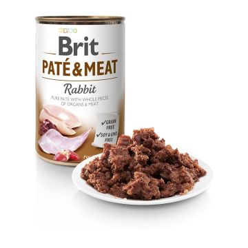 Brit Dog Can Pate & Meat Rabbit 400gr