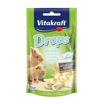 Vitakraft Yogurt Drops Λιχουδιές για Κουνέλια 75gr