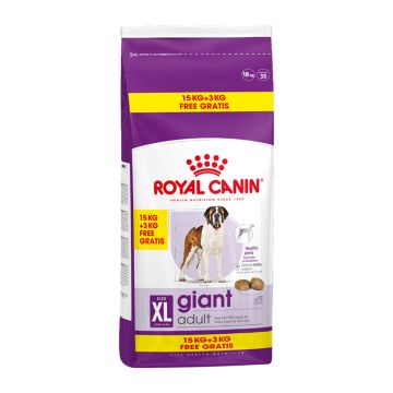 Royal Canin Giant Adult 15kg+3kg Δώρο