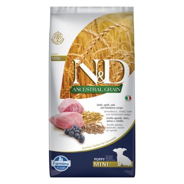 N&D Ancestral Dog Puppy Mini με Αρνί & Μύρτιλο 2.5kg
