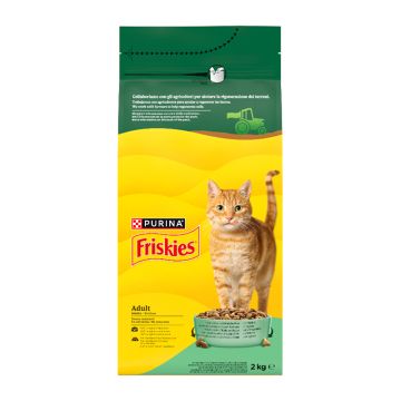 Friskies Cat Adult Κουνέλι, Κοτόπουλο & Λαχανικά 2kg