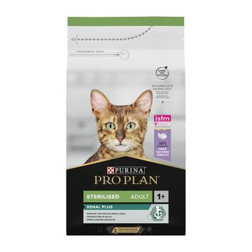 Purina Pro Plan Cat Renal Plus Sterilised Γαλοπούλα 3kg