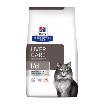 Hill's Prescription Diet Feline l/d Liver Care με Κοτόπουλο 1.5kg