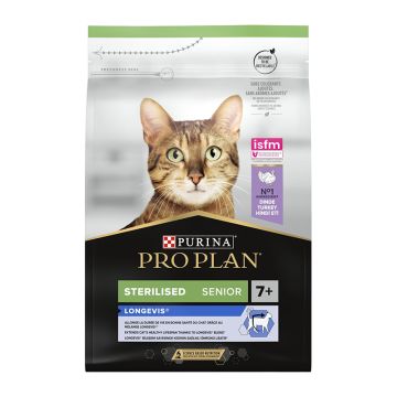 Purina Pro Plan Cat Longevis Sterilised 7+ Γαλοπούλα 3kg