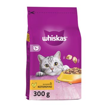 Whiskas Adult με Κοτόπουλο 300gr