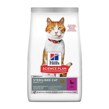 Hill's Science Plan Cat Adult Sterilised με Πάπια 1.5kg
