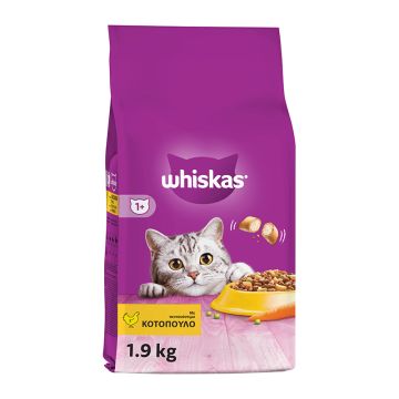 Whiskas Adult με Κοτόπουλο 1.9kg