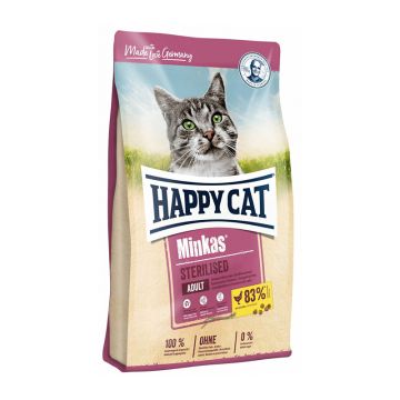 Happy Cat Minkas Sterilised Πουλερικά 10kg 