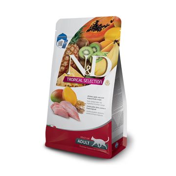 N&D Tropical Cat Adult με Κοτόπουλο 10kg