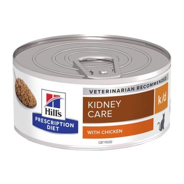 Hill's Prescription Diet Feline k/d Kidney Care με Κοτόπουλο 156gr