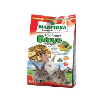 Manitoba Bravo Τροφή για Κουνέλια 600gr