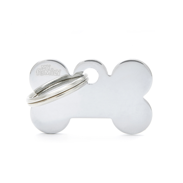 Ταυτότητα Basic Κόκκαλο Μικρό Ασημί