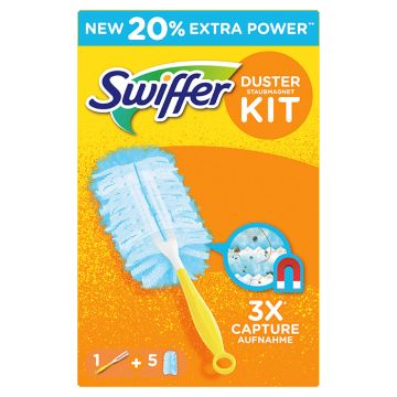 Swiffer Dusters Χειρολαβή με 5 Ανταλλακτικά Πανάκια