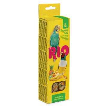 Rio Sticks Tropical Fruit για Παπαγαλάκια & Εξωτικά Πουλιά 2τμχ