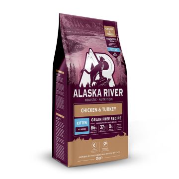 Alaska River Grain Free Kitten Chicken & Turkey 2kg