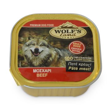 Wolf's Land Allucup Adult με Μοσχάρι 300gr
