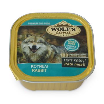 Wolf's Land Allucup Adult με Κουνέλι 300gr