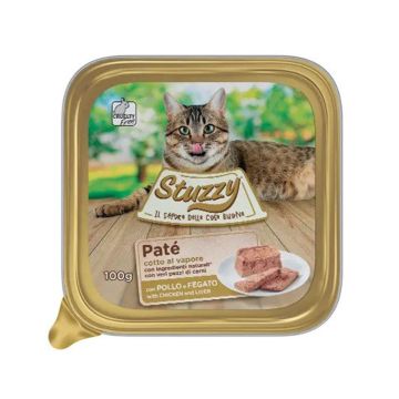 Stuzzy Cat Κοτόπουλο & Συκώτι Πατέ 100gr