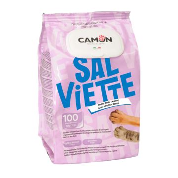 Camon Υγρά Μαντηλάκια με Άρωμα Ταλκ 100τμχ