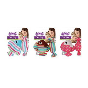 Pawise Παιχνίδι Γάτας Candy & Fish 9cm