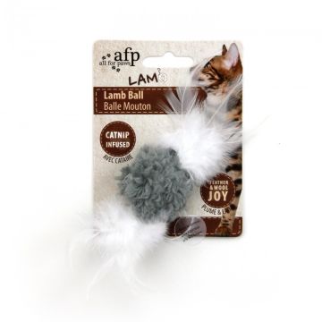 AFP Παιχνίδι Γάτας Lambswool Ball με Catnip 5cm