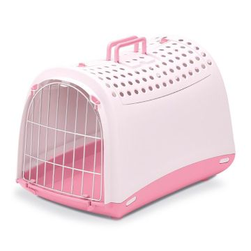 Imac Ανταλλακτικά Χερούλι+Κλιπς για Κλουβί Linus Cabrio Ροζ