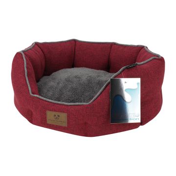 Pet Antibacterial Κρεβάτι Σκύλου - Γάτας Μπορντό 45x40x16cm