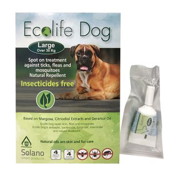 Ecolife Dog Spot Αντιπαρασιτικές Αμπούλες On L 30kg+